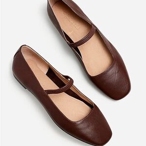 Madewell Greta ballet flat brown sz 8.5